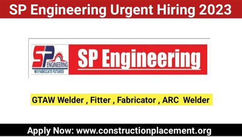 Urgent! Aluminum fabrication jobs 